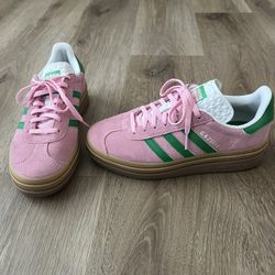 Adidas Women’s Gazelle Bold ‘True Pink Green’