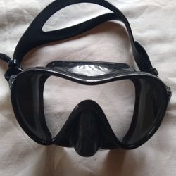 New Frameless Diving Mask Black Silicone Mid Volume Scuba Snorkeling Frame Less Rife Mares Cressi Atomic US Spearfishing Free Dive 