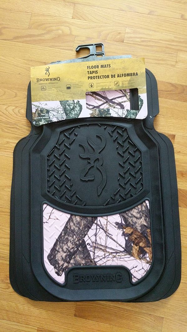 New Browning Signature Automotive Pink Camo Floor Mats For Sale In