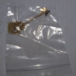 Gold Butter Fly Necklace 