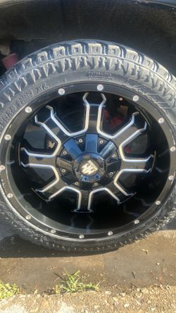 4 wheels with MAYHEM MAGS