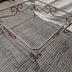 Wrought Iron Table Base/Coffee Table Base Rustic Or Southwestern.