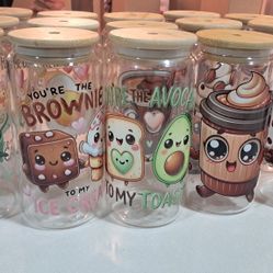 Glass Cups With Uv Dtf 