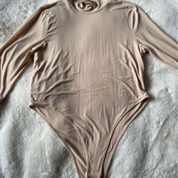 Beige Bodysuit