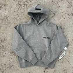 dark oat essentials hoodie 