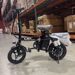 Folding electric bicycle
