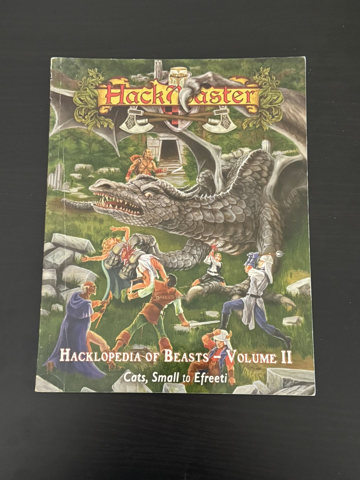 HackMaster 4th Edition Hacklopedia of Beasts Vol. II (VG) Kenzer, 2001