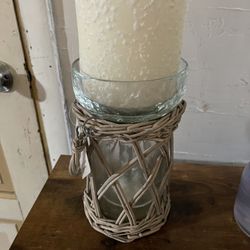 Candle Holder And Candle 