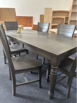 Solid wood dining table set