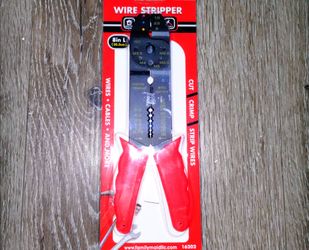 New 8-inch Wire Stripper Crimper Cutter Tool
