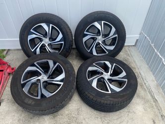 Factory honda wheels w/ good tires