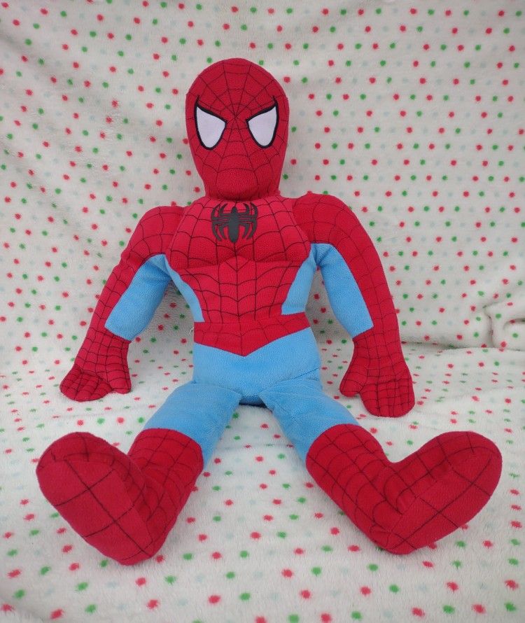 Rare Ultimate Spiderman Marvel Large 24” Plush Jumbo Stuffed Doll Toy