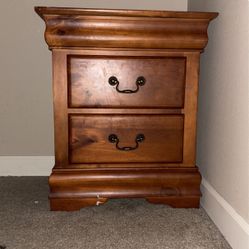 Beside wooden Brown Drawer, 1960s 