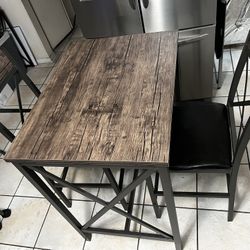 3 Pieces Dining Table Set  Brand New 
