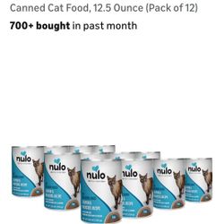 Nulo Salmon & Mackerel Recipe Pate Wet
Canned Cat Food, 12.5 Ounce (Pack of 11)
