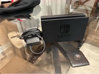 Official Nintendo Switch Dock + OEM AC Adapter HAC-007 Tested Working