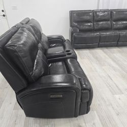 Leather Reclining Couches 