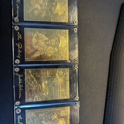 Limited Edition 22K Gold Baseball Cards