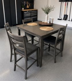Counter-height dining table for 4