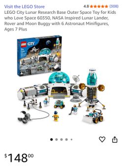 Lego City Lunar Research Base And Lego Rover Set
