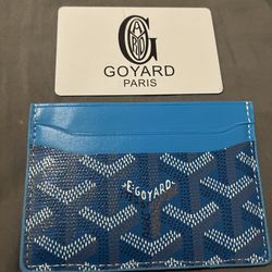 Blue and White Multiple Slot Card Holder