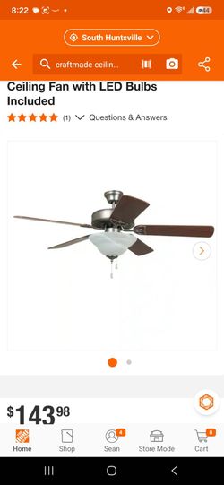 Ceiling fans (Craftmade)