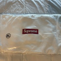 Supreme Box Logo Sweater White With Red