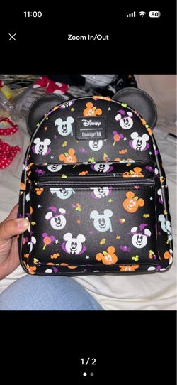 Disney Loungefly Halloween Mickey Mouse mini backpack