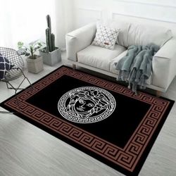 Medusa Rug W/ Red Detail 
