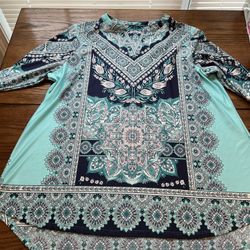 Size 2X Tunic Top