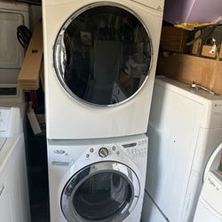 Whirlpool Duet Stackable Washer And Gas Dryer 