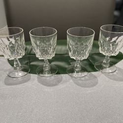 Vintage cordial shot glasses
