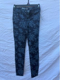 Old Navy Rockstar Floral Skinny Jeans