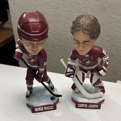 (2) Arizona Coyotes Bobbleheads (Ricci & Joseph)