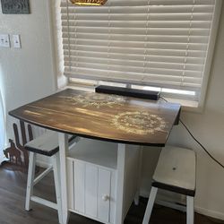 Boho Drop-Leaf Table 