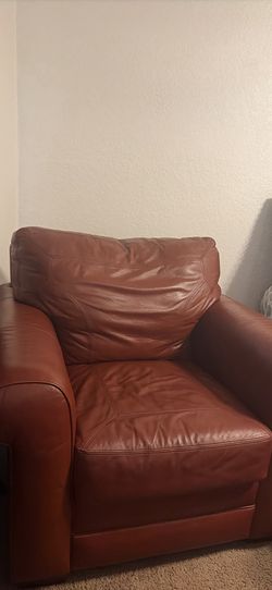 Burgundy couch