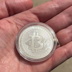 .999 Silver Bitcoin Round
