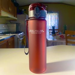 Autumn Red Leak Proof Sports Water Bottle (New!!)