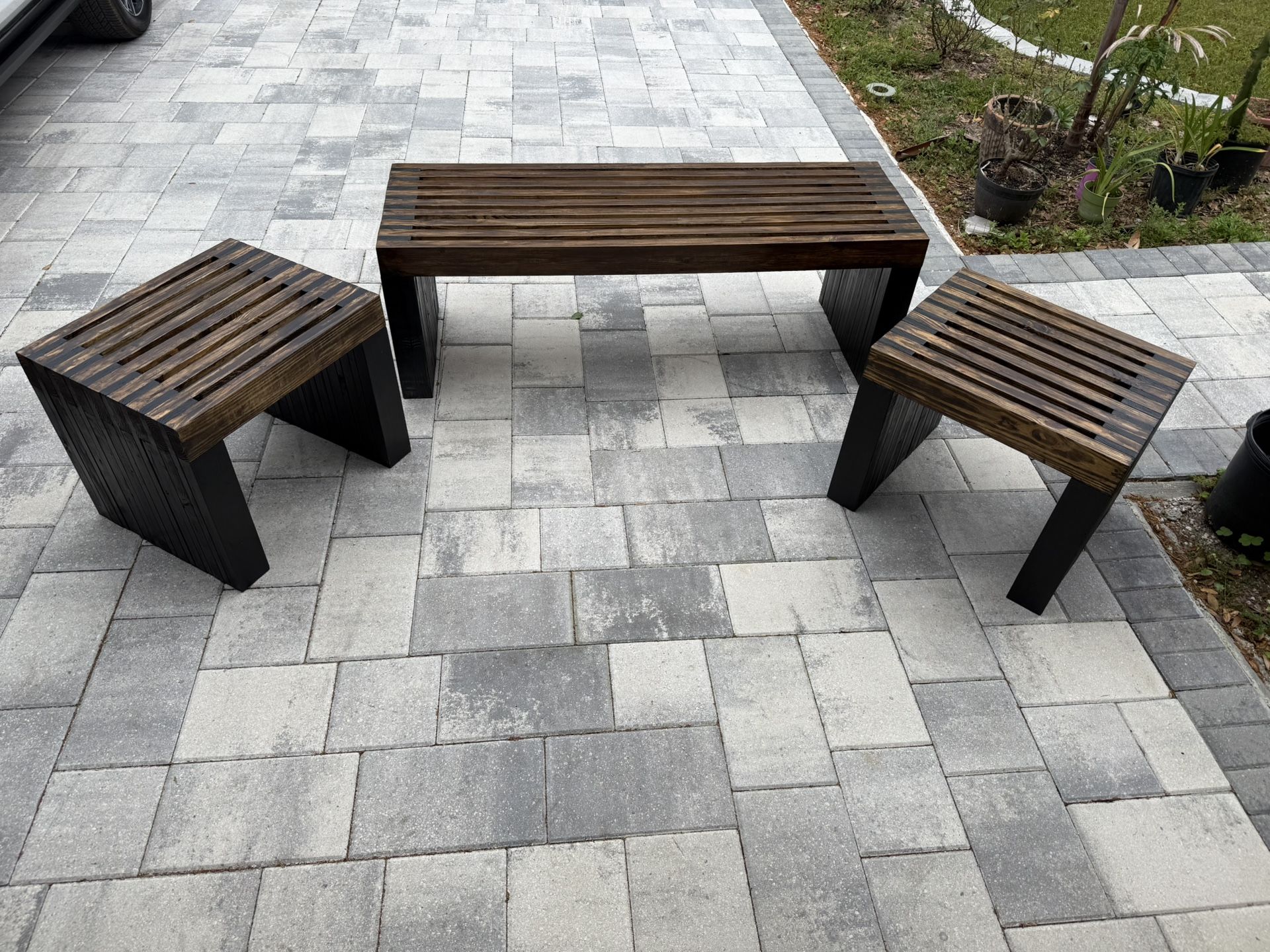 Farmhouse Bench Set