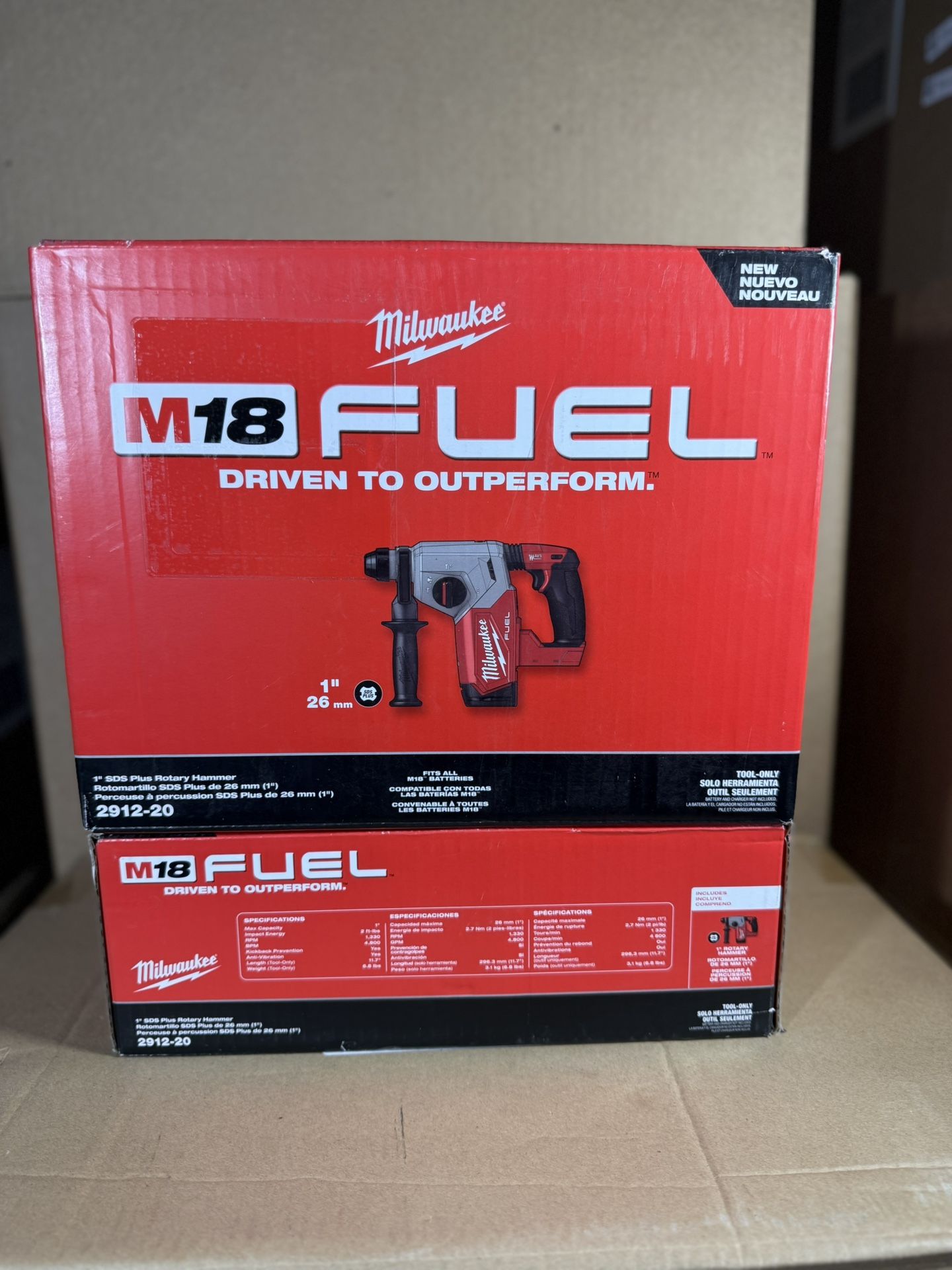 M18 Milwaukee FUEL 1” SDS Rotary Hammer