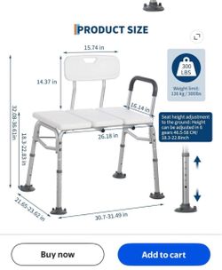 Bathtub transfer bench