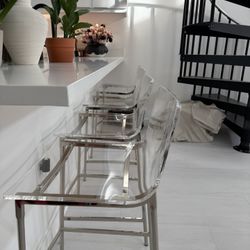 CB2 Acrylic Counter Stools