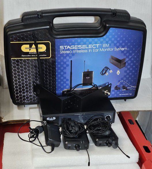 CAD Audio Wireless In-Ear Monitor System with 2 RECEIVERS! - $320 OBO