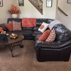 Leather Couch Set