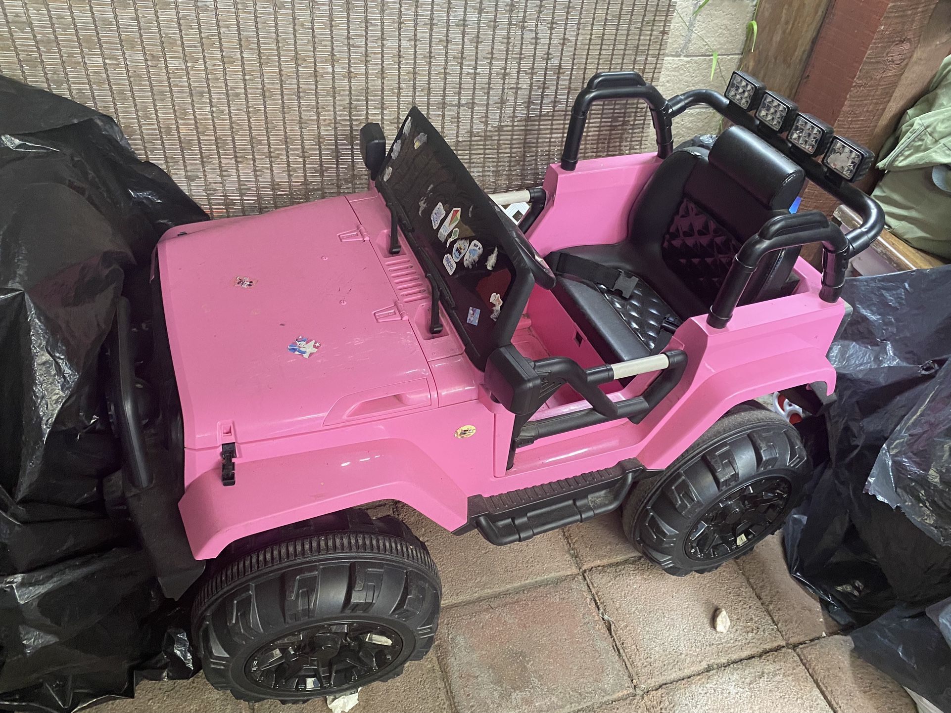 Pink 24v Jeep 