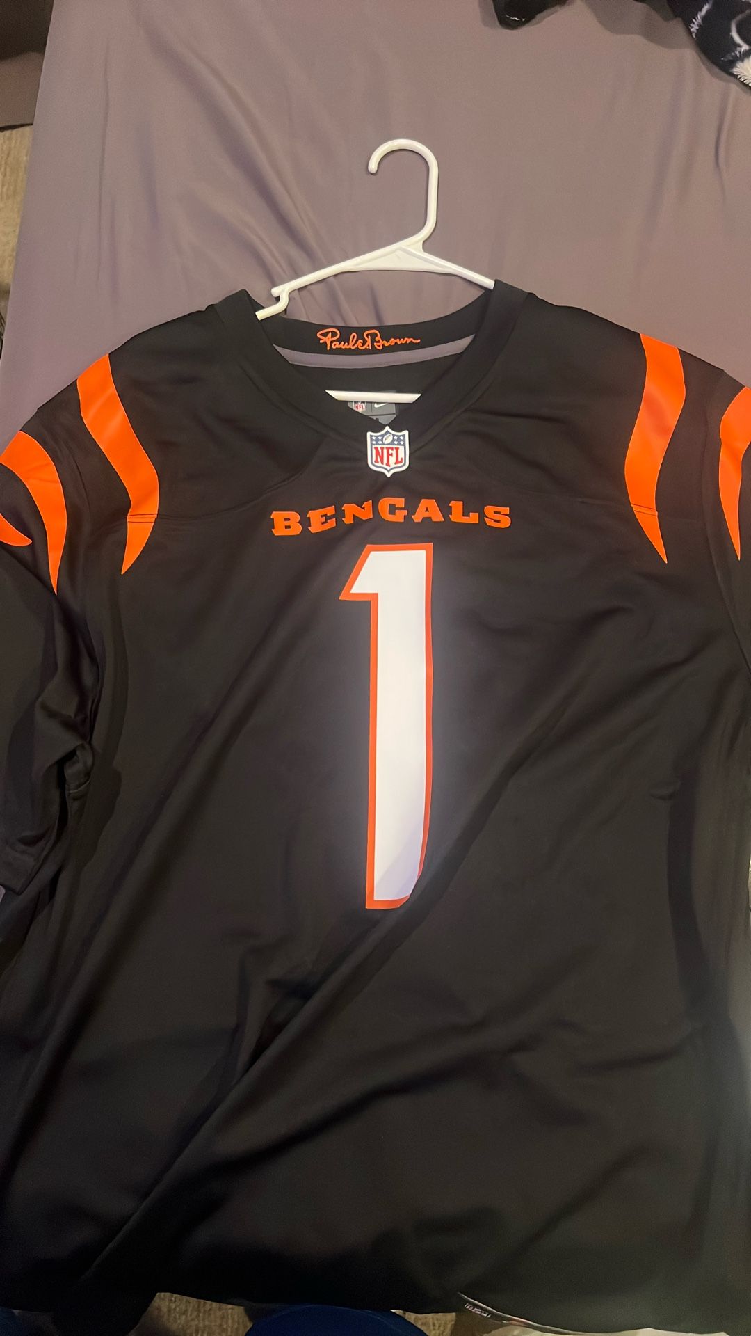 NFL On Field Ja’Marr Chase Jersey