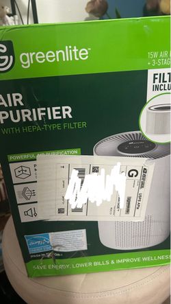 Greenlite 15W Air Purifier with HEPA-Type Filter