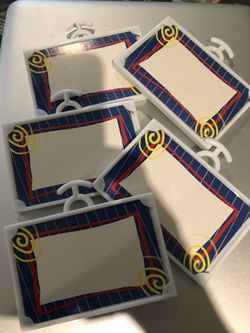 5 balloon weight holder with dry erase notes