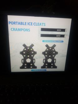 Crampons Cleats Fit Over Boots Large $15