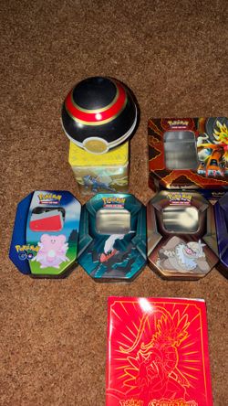 Pokémon Tins and sleeves